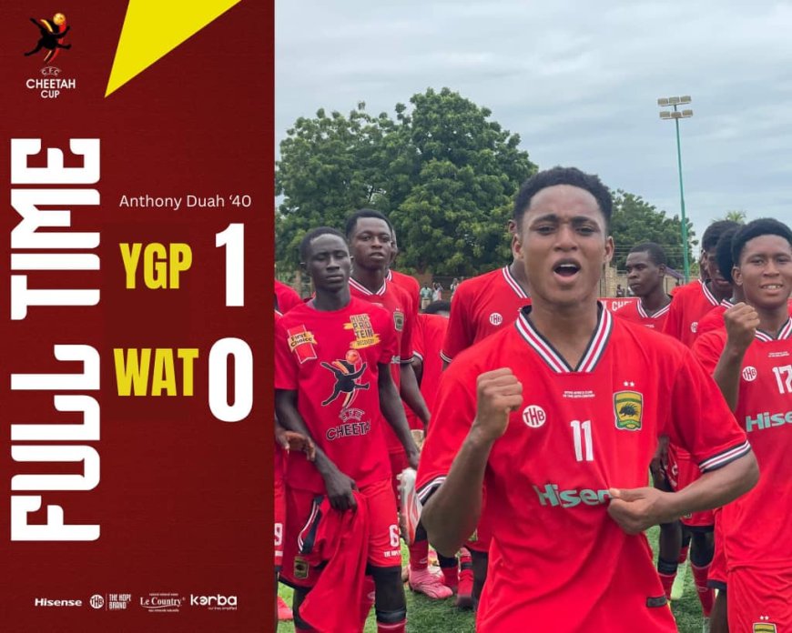 KUMASI ASANTE KOTOKO U-17 ADVANCE TO KNOCKOUT STAGE OF 2025 CHEETAH CUP