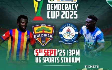 2025 DEMOCRACY CUP: ACCRA HEARTS OF OAK VS ACCRA GREAT OLYMPICS - A RIVALRY TO REMEMBER 
