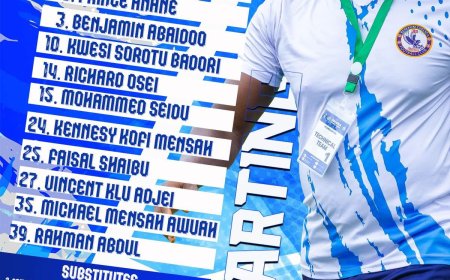 COACHES BOADU AND ZITO ANNOUNCED THEIR STARTING LINEUPS FOR BEREKUM CHELSEA AND ASANTE KOTOKO, RESPECTIVELY 