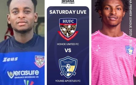 HOHOE UNITED TO HOST WENCHI YOUNG APOSTLES IN GHANA PREMIER LEAGUE MATCHDAY 2