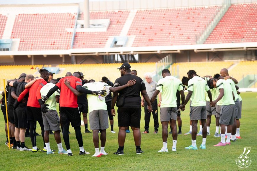 BLACK STARS COMMENCE TRAINING WITH 12 PLAYERS FOR 2026 FIFA WORLD CUP QUALIFIES 