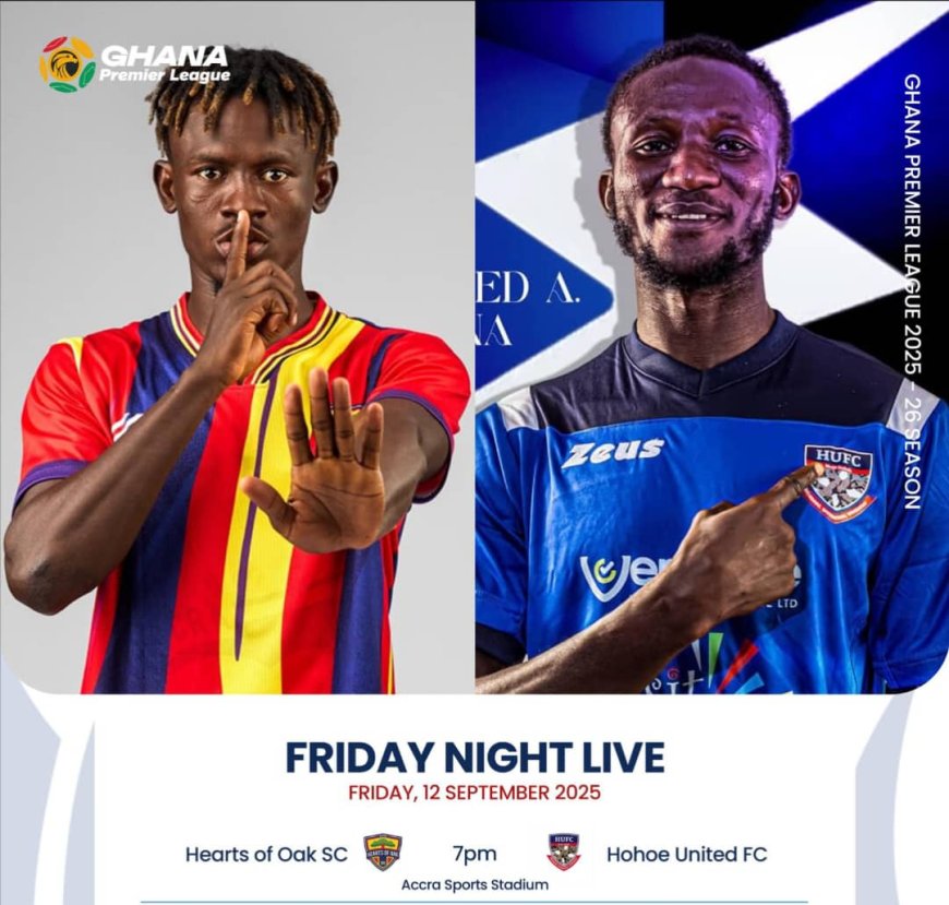 THE 63RD EDITION OF GHANA LEAGUE COMMENCES: PREVIEW OF ACCRA HEARTS OF OAK HOST HOHOE UNITED