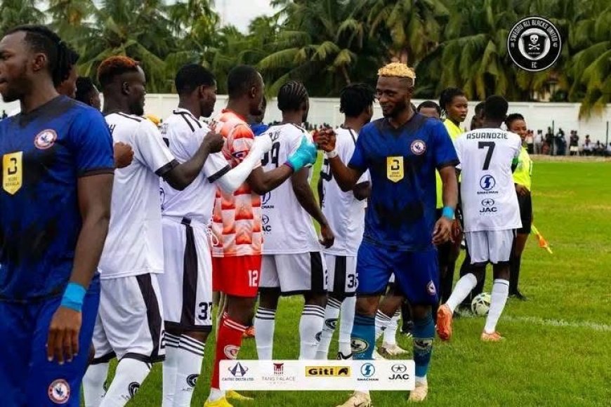 SWEDRU ALL BLACKS MAKE STATEMENT WITH 3-0 WIN OVER BEREKUM CHELSEA