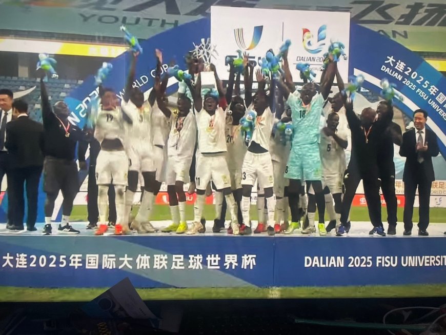 FOOTBALL HISTORY: UDS BRINGS HOME THE FISU WORLD UNIVERSITY FOOTBALL CUP