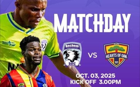 2025-26 GHANA PREMIER LEAGUE PREVIEW: BECHEM UNITED VS ACCRA HEARTS OF OAK