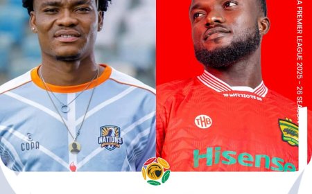 2025-26 GHANA PREMIER LEAGU PREVIEW: NATIONS FC HOST ASANTE KOTOKO IN GPL CLASH