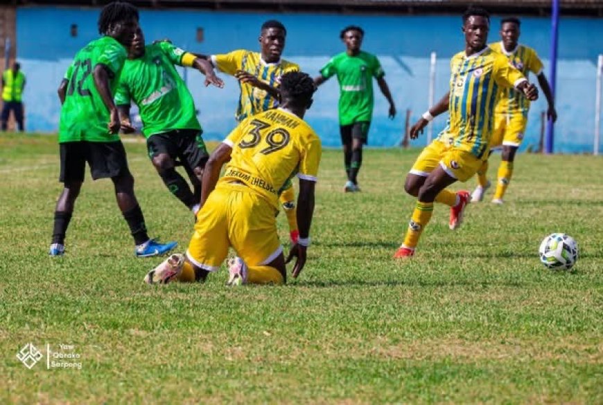 BEREKUM CHELSEA CLAMS FIRST WIN OF SEASON WITH 2-0 VICTORY OVER BASAKE HOLY STARS