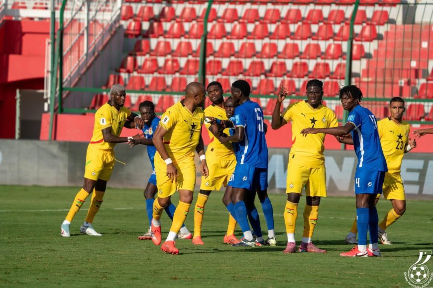 GHANA TAKES GIANT LEAP TOWARDS 2026 WORLD CUP WITH 5-0 WIN OVER CENTRAL AFRICAN REPUBLIC