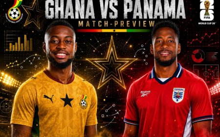 2026 FIFA WORLD CUP PREVIEW: GHANA VS PANAMA; LOS CANALEROS EYE FIRST EVER WORLD CUP WIN