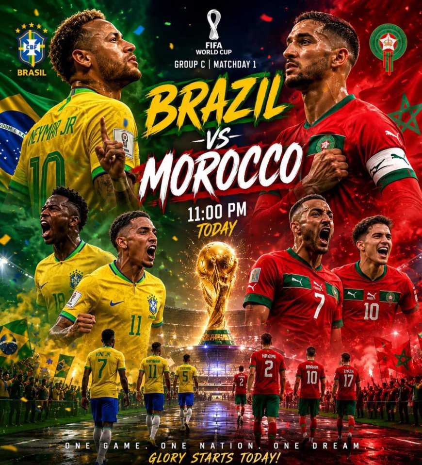THE BIGGEST GAME AT THE 2026 FIFA WORLD CUP SO FAR: BRAZIL VS MOROCCO