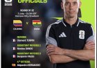 44-YEAR-OLD CLEMENT TURPIN TO OFFICIATE COLOMBIA VS GHANA IN THE 2026 WORLD CUP 