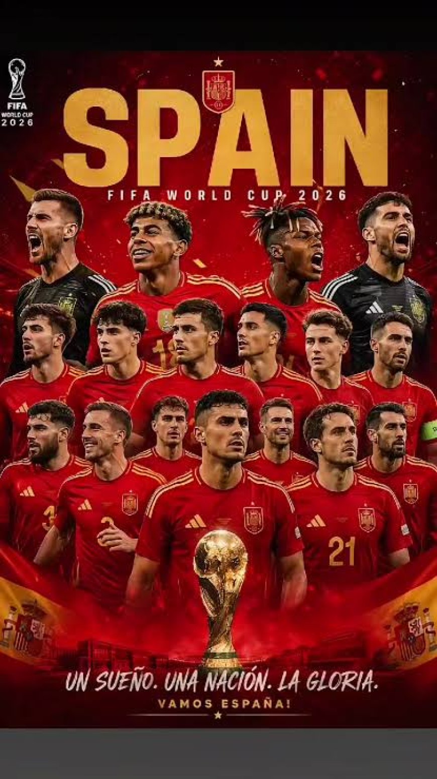 REASONS WHY LA ROJA OF SPAIN WILL WIN THE 2026 FIFA WORLD CUP TROPHY 🏆 AGAINST ARGENTINA