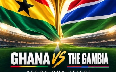 2027 AFCON QUALIFIERS  PREVIEW: THE BLACK STARS OF GHANA TO FACE THE SCORPIONS OF GAMBI
