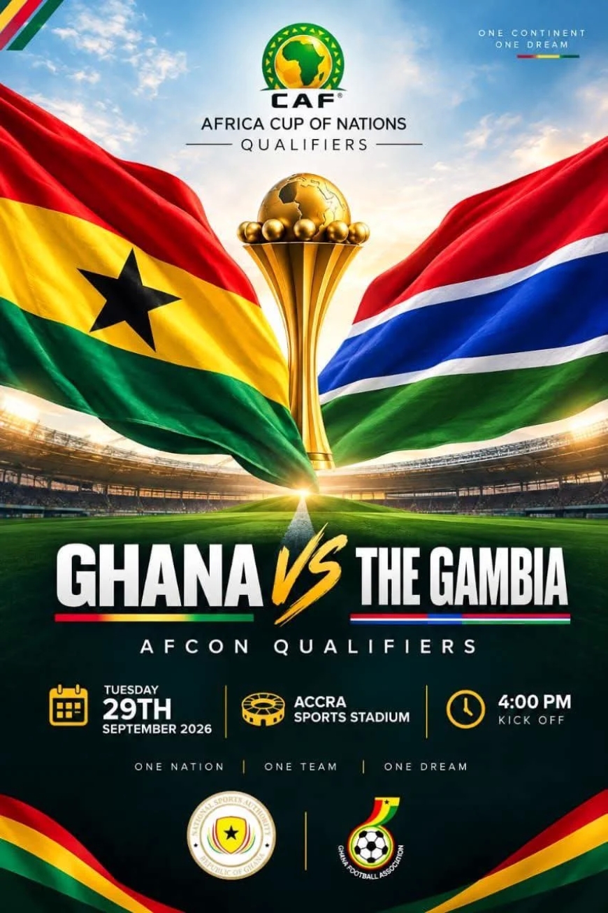 2027 AFCON QUALIFIERS  PREVIEW: THE BLACK STARS OF GHANA TO FACE THE SCORPIONS OF GAMBI