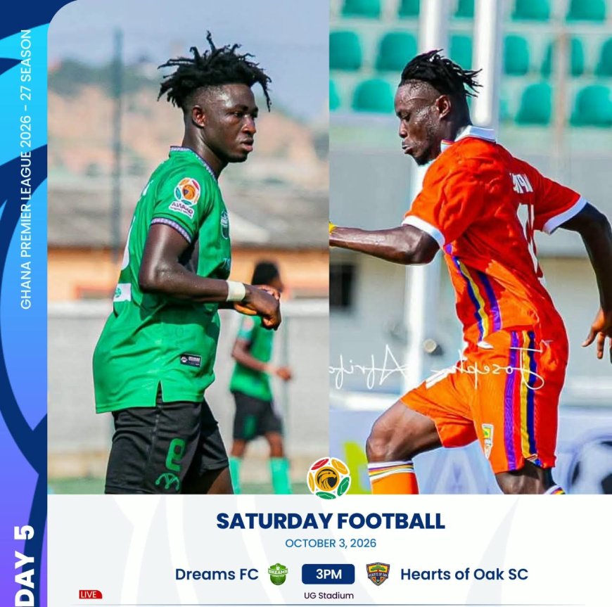 2026-27 GHANA PREMIER LEAGUE PREVIEW: DREAMS FC  VS ACCRA HEARTS OF OAK